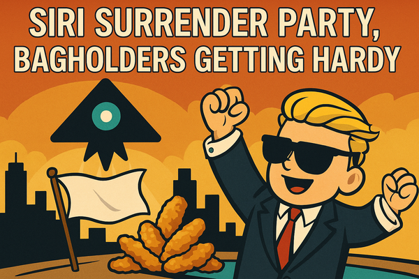 Siri Surrender Party, Bagholders Getting Hardy
